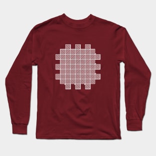 Seamless square pattern Long Sleeve T-Shirt